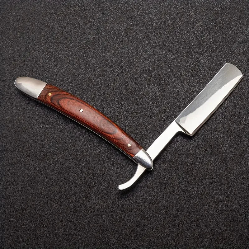 Ensemble Rasoir Barbier Haut de Gamme - Kit Rasage Manuel Complet Pierres