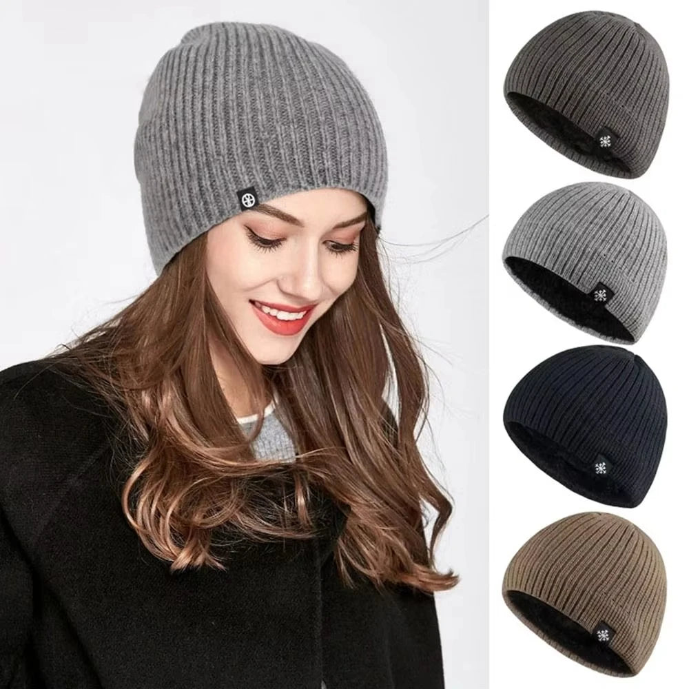 Bonnet Femme Tricoté Hiver - Chapeau Laine Chaud Styles Variés
