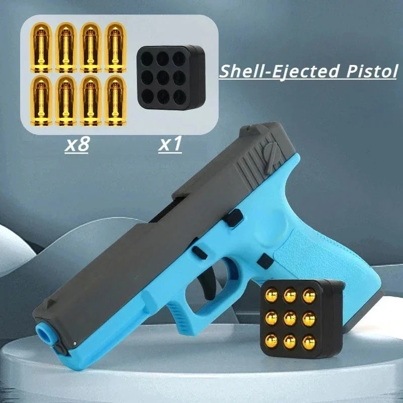 Pistolet à éjection automatique, jouet, modèle Blaster, accessoires pour adultes et enfants, jeux Cs en plein air, accessoires interactifs, cadeaux pour garçons