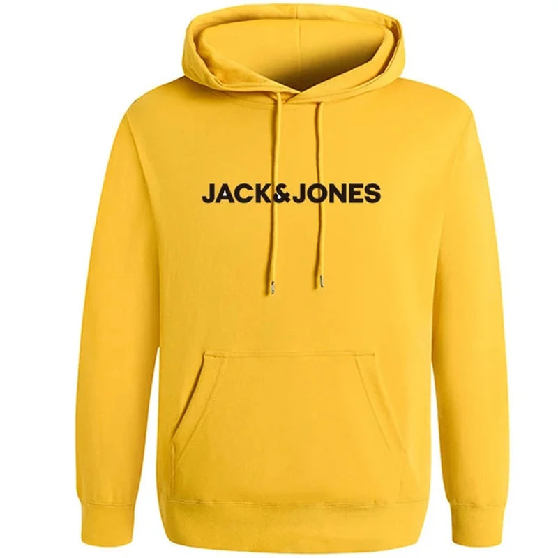 Sweat à Capuche Homme Jack Imprimé - Hip Hop Streetwear Polaire Élastique Pull Décontracté