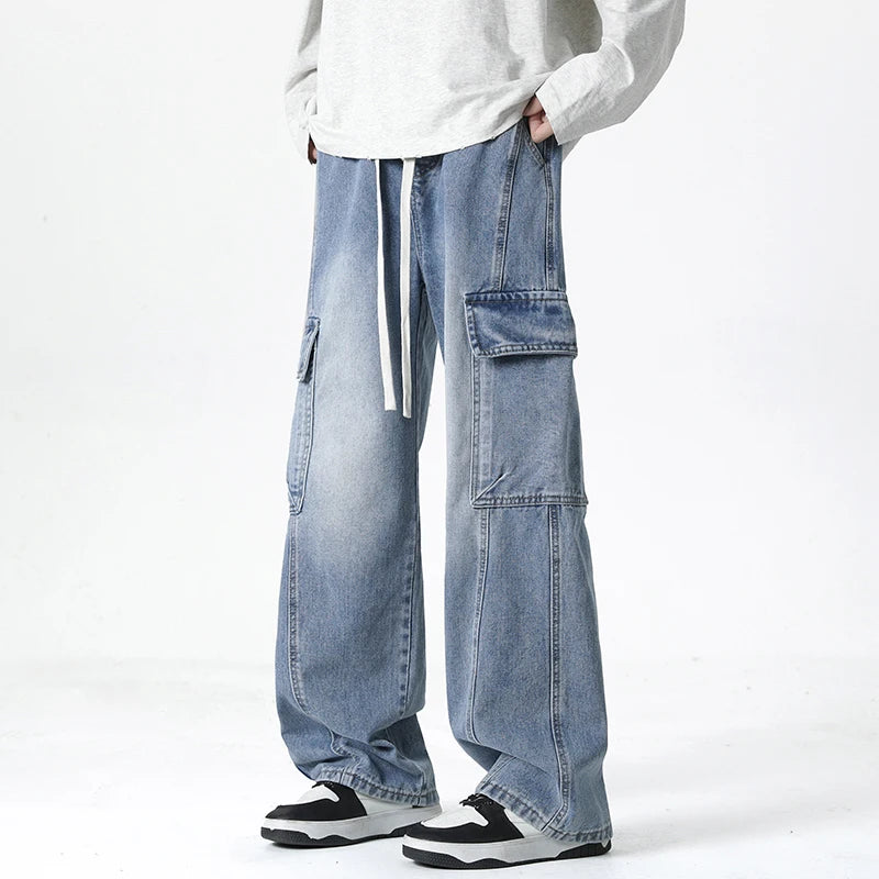 Jean Homme Militaire Style Workwear - Printemps Été