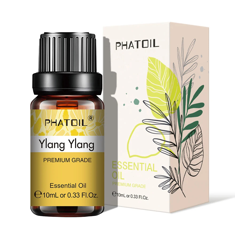 10ml Pure Natural Lavender Essential Oils for Diffuser, Humidifier, Aromatherapy, Jasmine &amp; Vanilla Aroma Oil for Skin Care, DIY Soap