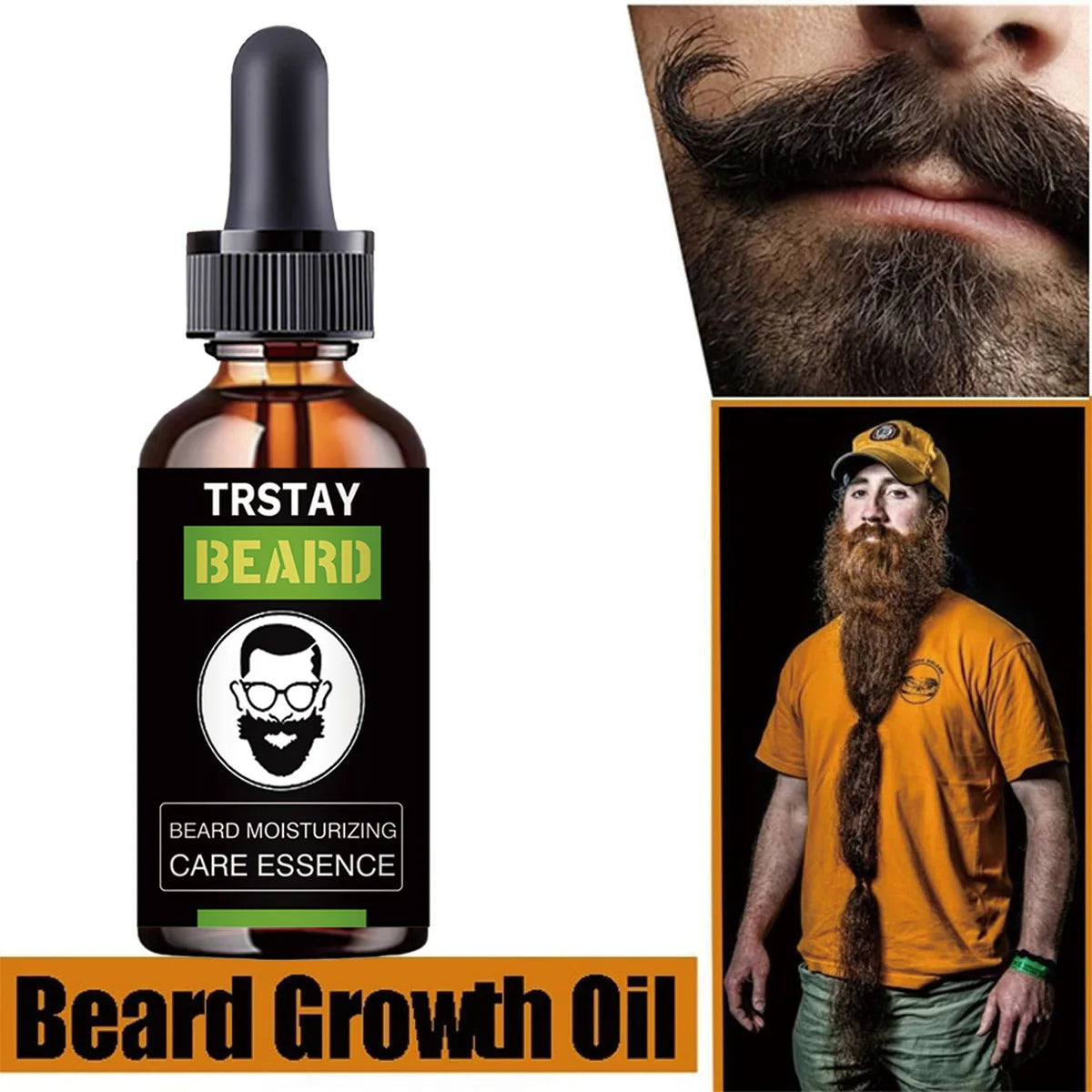 Moisturizing Beard Essence for Men - Nourishing Anti-Dryness Care