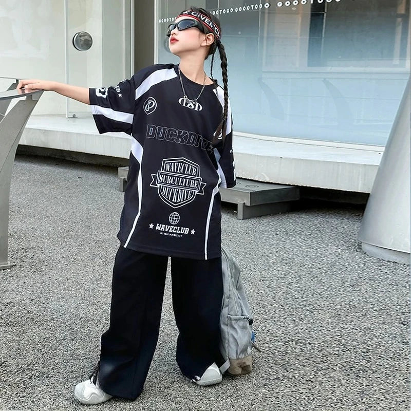 Ensemble Hip Hop Enfant Fille - Tenue Danse Streetwear