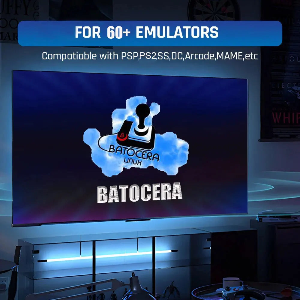 Console de Jeu Rétro X8 500GB - 70000+ Jeux Wii PS2 PSP GameCube 4K Plug & Play