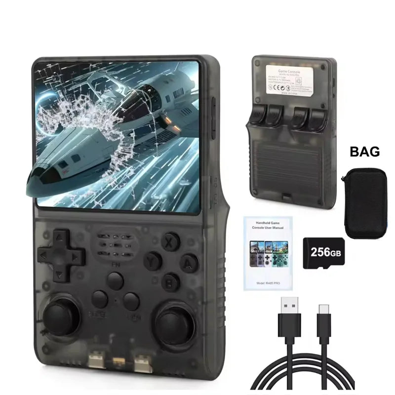 Mini Console Rétro R40S PRO 256GB - 30000 Jeux Classiques Écran IPS 3.5" Portable