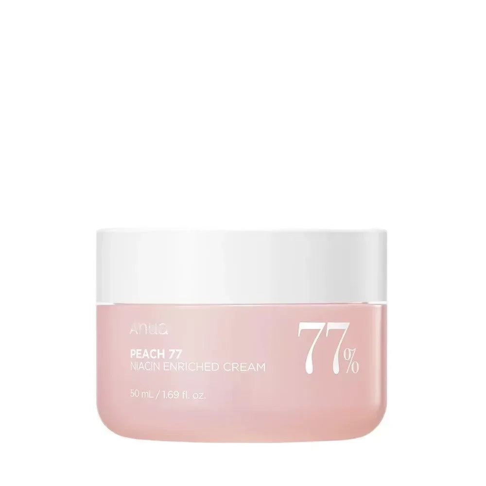 ANUA Crème Pêche 77% + Niacinamide 50ml - Éclaircissante Raffermissante