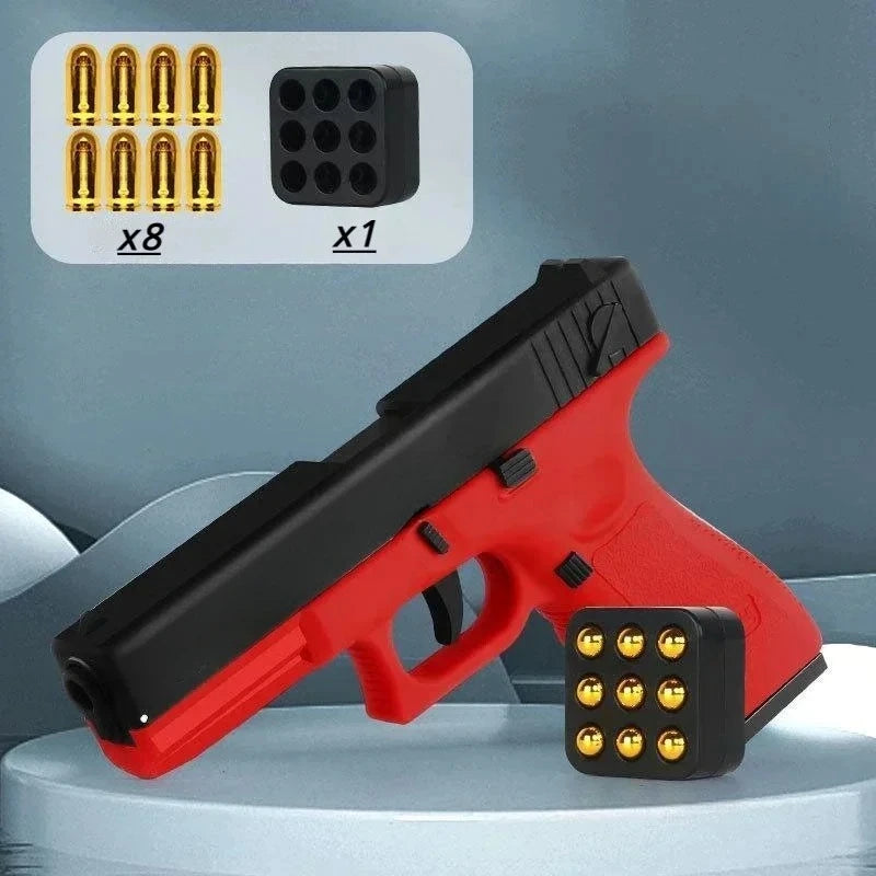 Pistolet à éjection automatique, jouet, modèle Blaster, accessoires pour adultes et enfants, jeux Cs en plein air, accessoires interactifs, cadeaux pour garçons