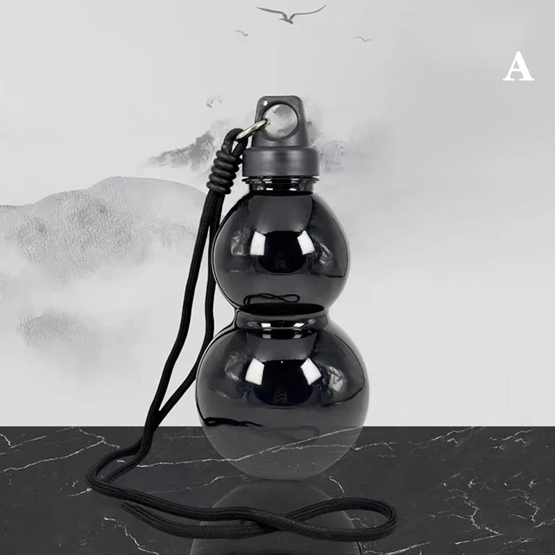 Gourde Grande Capacité Style Rétro Chinois - Carafe Eau Étanche Sport 750ml 730ml