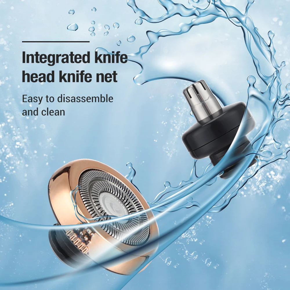 Mini Rasoir Électrique Voyage USB-C - Tondeuse Nez Oreilles Rechargeable