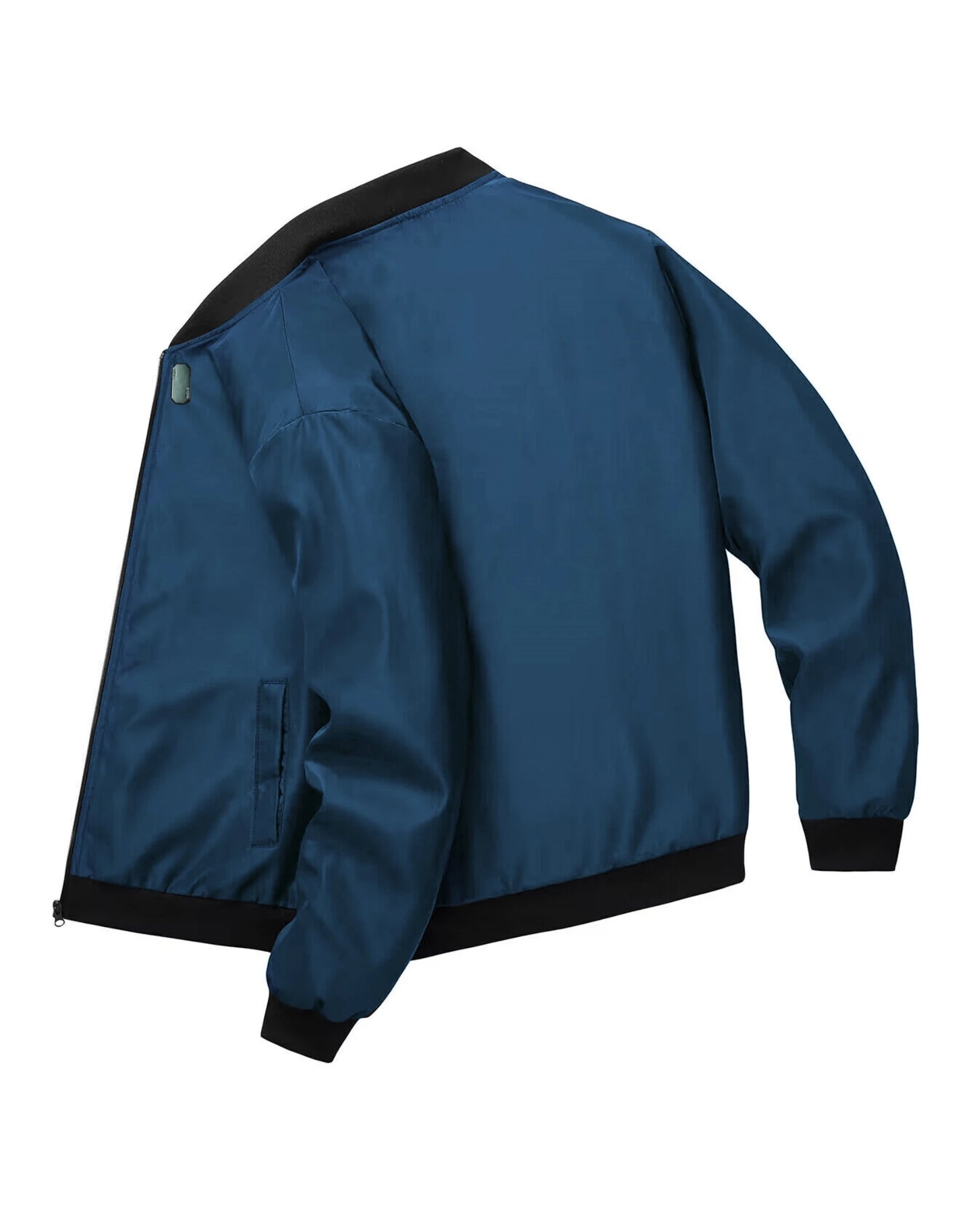 Veste Baseball Homme Printemps Automne - Blouson Court Ample Décontracté Couleur Unie 2025