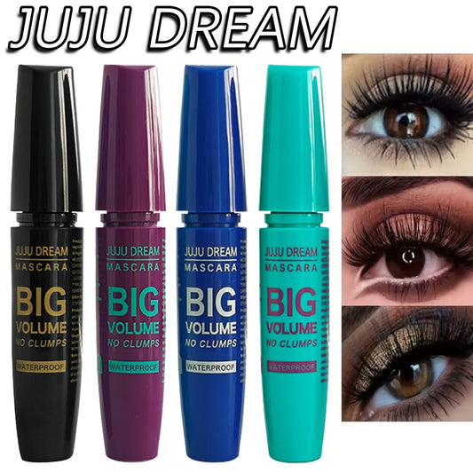 JUJU DREAM Mascara 4D Fibres - Volume Allongement Imperméable Noir Intense