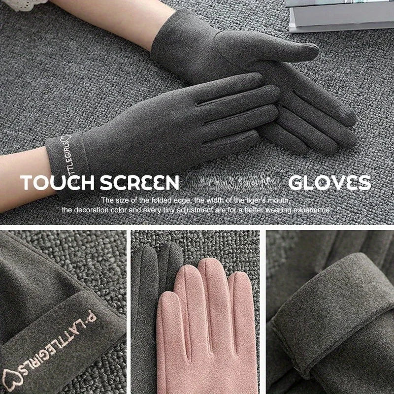 Gants Thermiques Hiver Femme - Course Cyclisme Écran Tactile