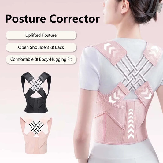 Correcteur de Posture Dos Réglable - Ceinture Soutien Colonne Vertébrale Abdominale Unisexe