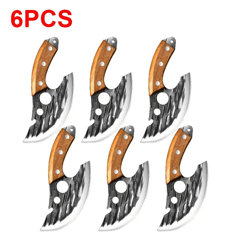 Couteaux à désosser Chef tranchage viande fruits poisson bouteille ouverte couteaux de cuisine utilitaires lame en acier inoxydable manche en bois couteau de Barbecue