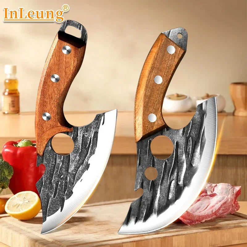 Couteaux à désosser Chef tranchage viande fruits poisson bouteille ouverte couteaux de cuisine utilitaires lame en acier inoxydable manche en bois couteau de Barbecue