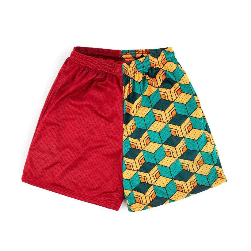 Anime Shorts décontracté és hommes femmes Manga dessin animé sport Shorts de sport Fitness impression 3D séchage rapide maille conseil Shorts été mâle