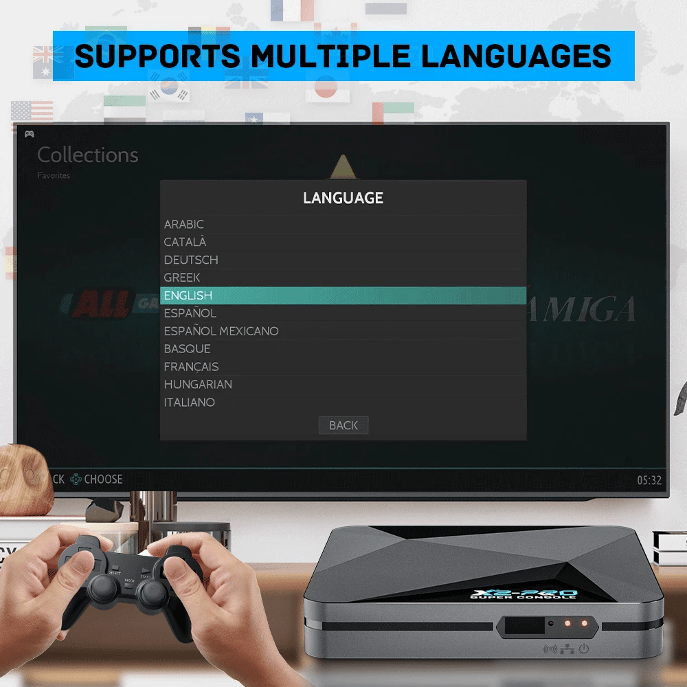 Console Rétro Super X2 Pro - 100000+ Jeux MAME Arcade Sega Saturn DC 4K HD