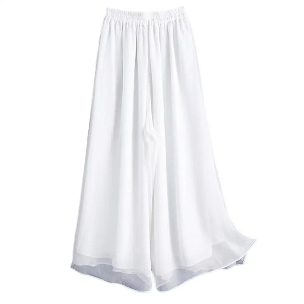 Pantalon Femme Jambe Large Élégant - Style Danse Classique