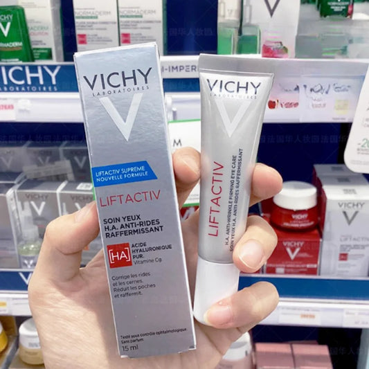 VICHY Active Crème Yeux Anti-Rides - Soin Contour Yeux Raffermissant 15ml