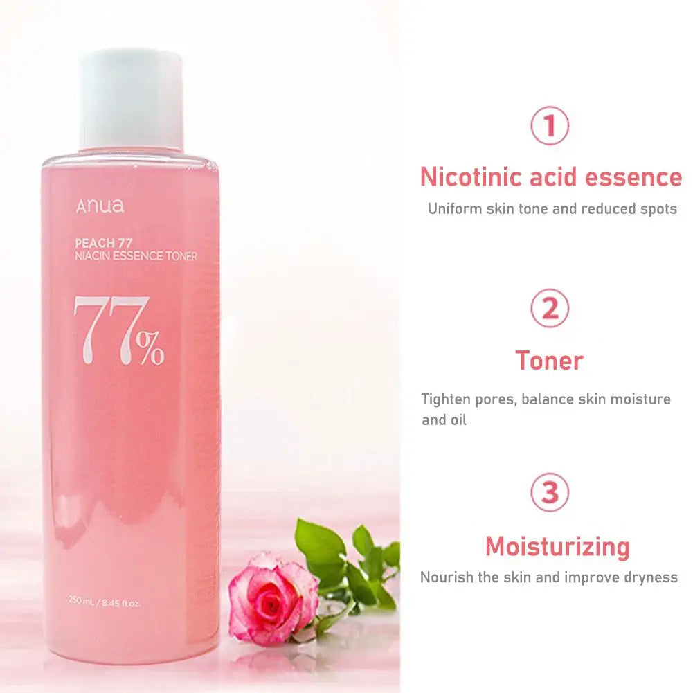 ANUA Toner Pêche 77% Niacinamide - Essence Hydratante Éclaircissante 200ml