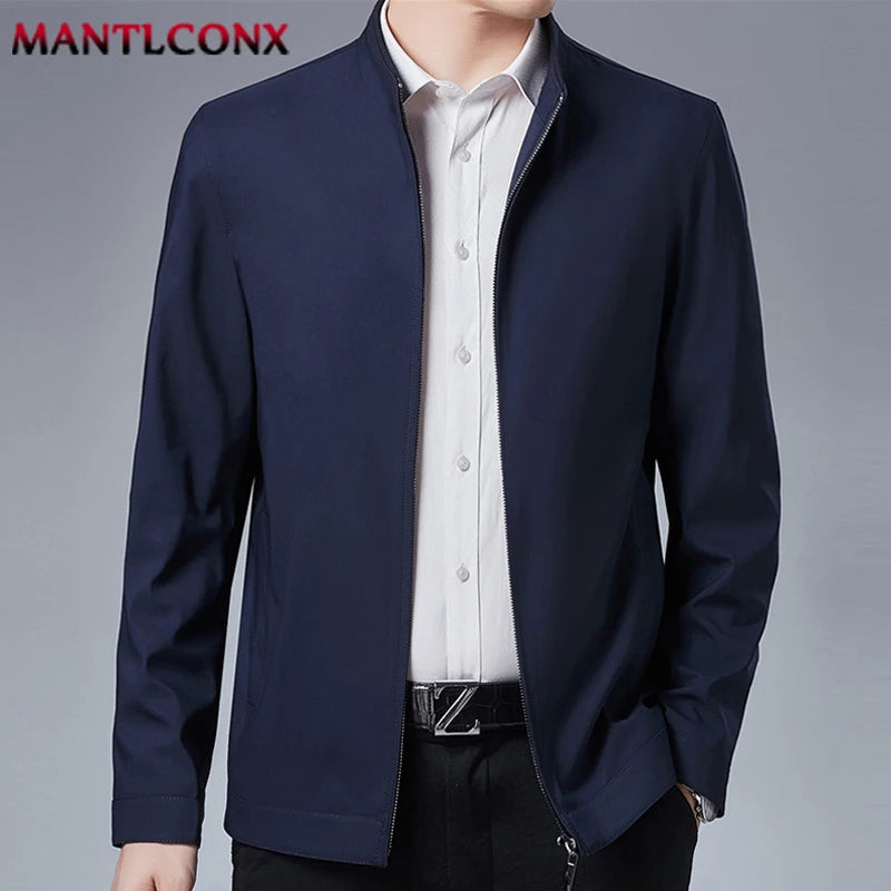 Veste Blazer Affaires Homme Luxe - Manteau Formel Bureau Social Décontracté Printemps