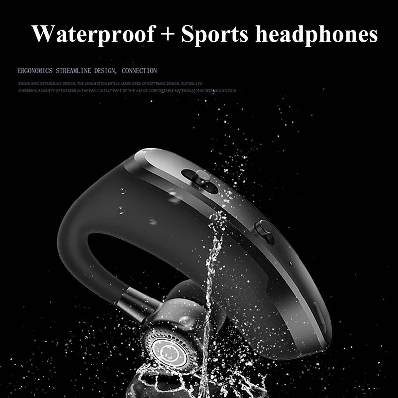 Écouteur Bluetooth Sport VAORLO V9 - Oreillette Sans Fil Mains Libres HD Micro
