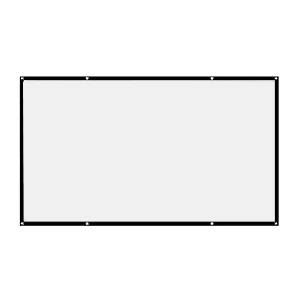 Écran Projection Portable HD 16:9 - Cinéma Maison Extérieur 60-150 Pouces