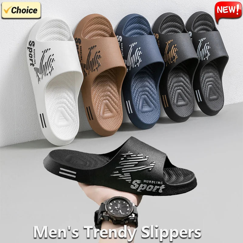 Pantoufles Sport Homme Été - Tongs Plage Semelle Souple Antidérapantes