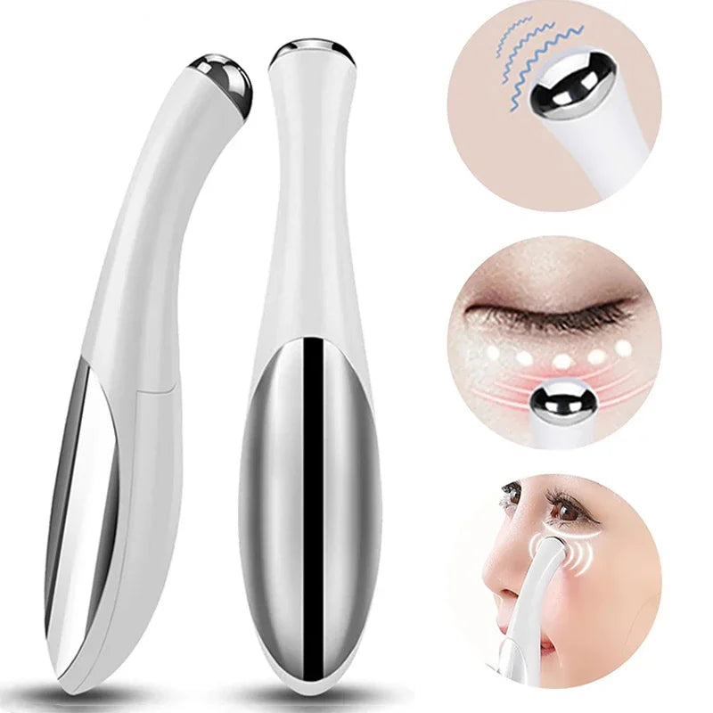 Electric Eye Massage Pen - Portable Battery Anti-Fatigue Face Massager