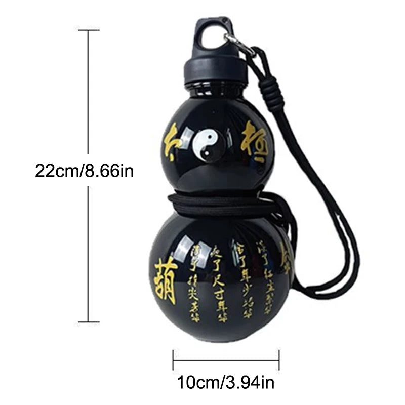 Gourde Grande Capacité Style Rétro Chinois - Carafe Eau Étanche Sport 750ml 730ml