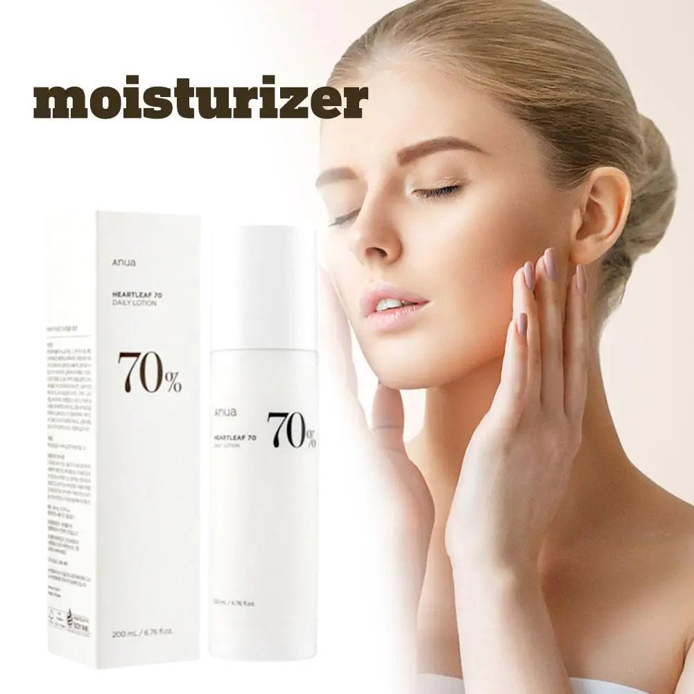 ANUA Heartleaf 70% Lotion Hydratante - Acide Hyaluronique Peaux Sensibles 200ml