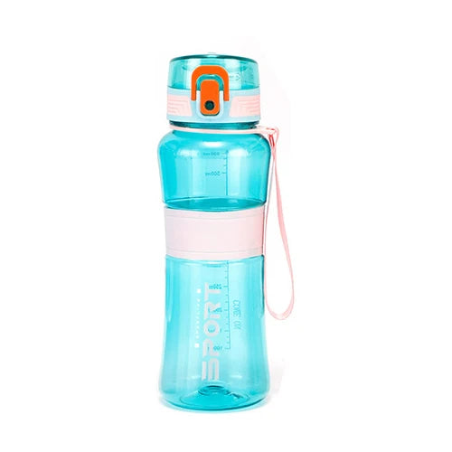 Bouteille Eau Sport Enfants 650ml - Gourde Tritan Sans BPA Anti-Fuite École