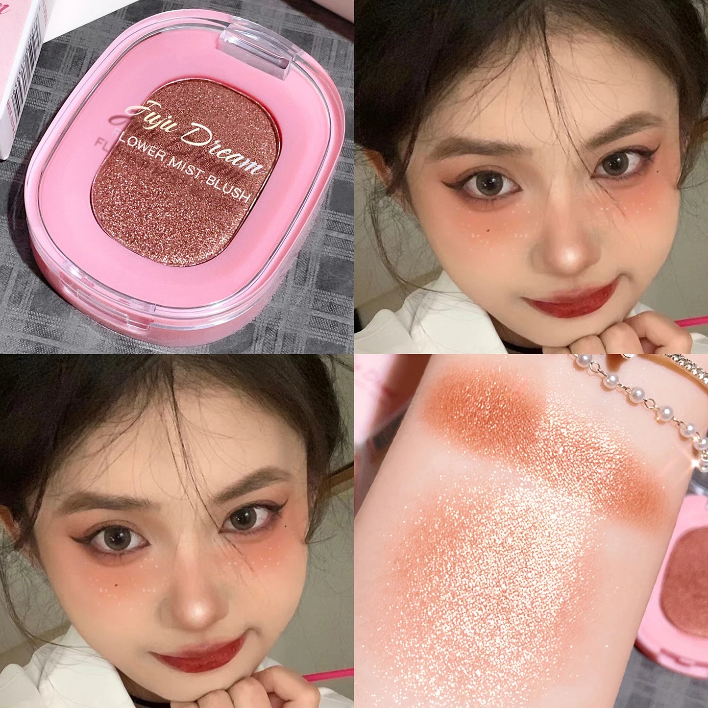 JUJU DREAM Blush Brume de Fleur - Poudre Monochrome Flash Naturel