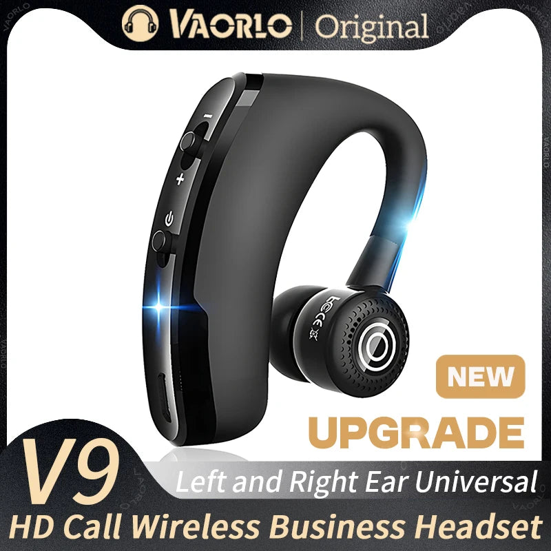 Écouteur Bluetooth Sport VAORLO V9 - Oreillette Sans Fil Mains Libres HD Micro