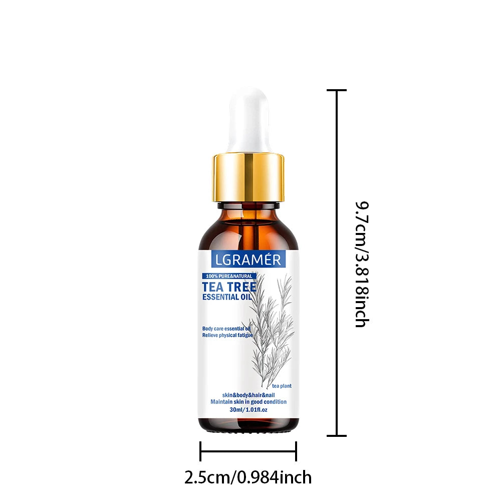 Premium Tea Tree Essential Oil 30ml - Aromatherapy Muscle Massage