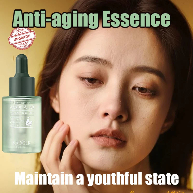 Organic Avocado Shea Butter Face Essence - Anti-Aging Moisturizing Repairing