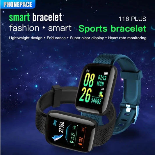 Bracelet Fitness Intelligent Écran Couleur - Tracker Activité Santé Notifications Smart