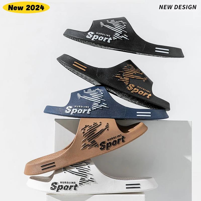 Pantoufles Sport Homme Été - Tongs Plage Semelle Souple Antidérapantes