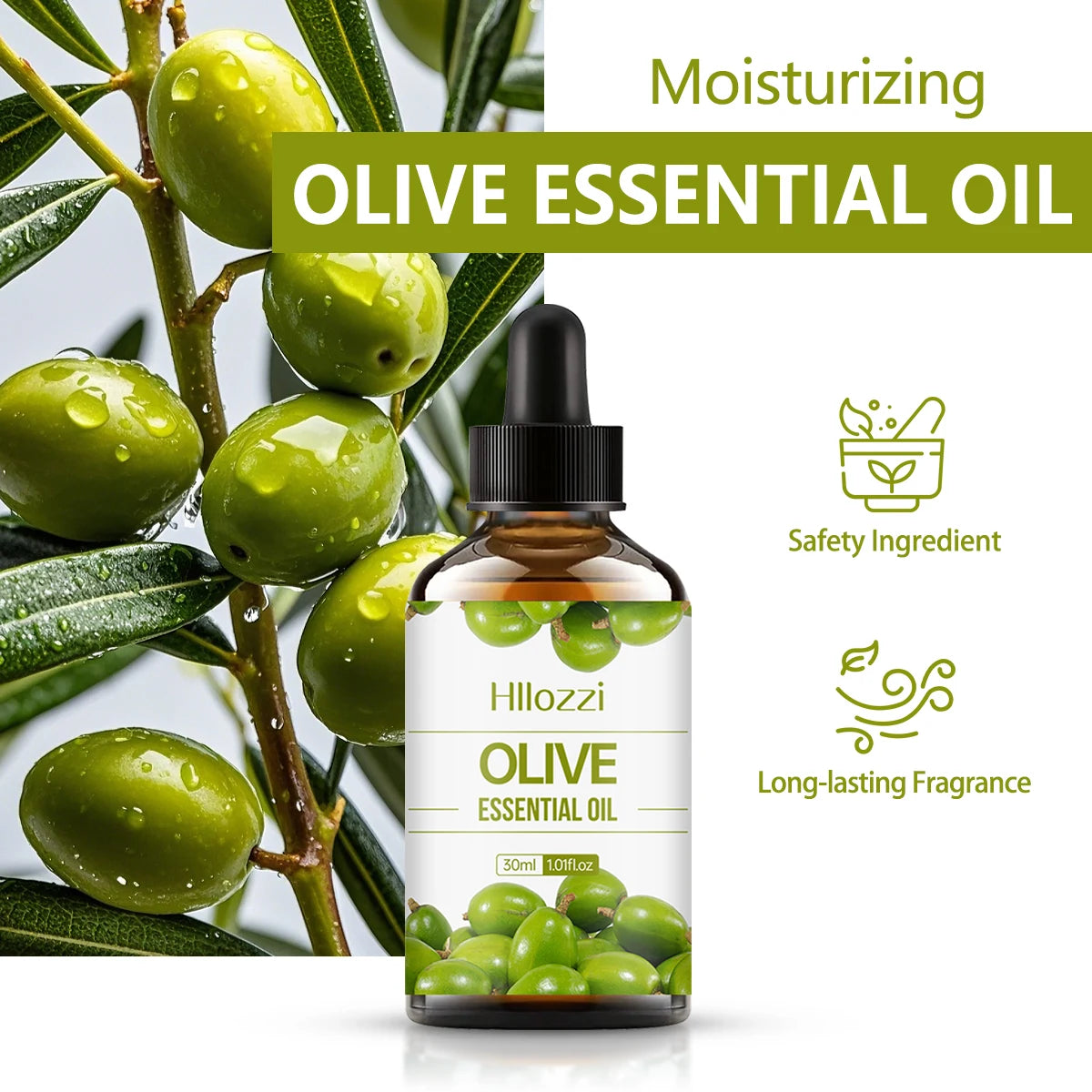 Pure Olive Essential Oil - Natural Body &amp; Hair Care