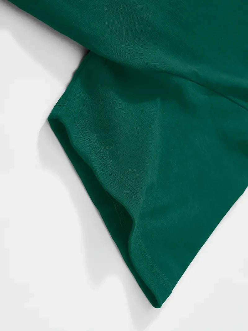 T-Shirt Homme 100% Coton Yin-Yang - Col Rond Ample Sport Décontracté Été