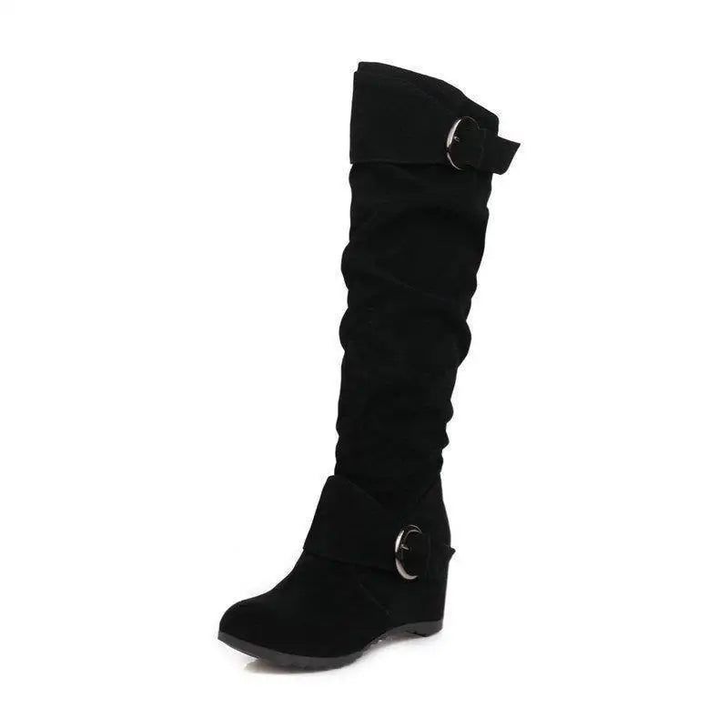 Bottes Rock Cuisse Talons Hauts - Plateforme Lacets Luxe Sexy Femme