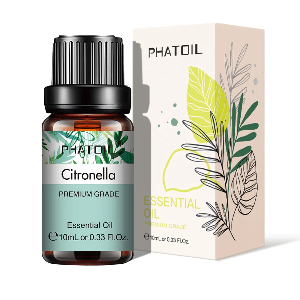 10ml Pure Natural Lavender Essential Oils for Diffuser, Humidifier, Aromatherapy, Jasmine &amp; Vanilla Aroma Oil for Skin Care, DIY Soap