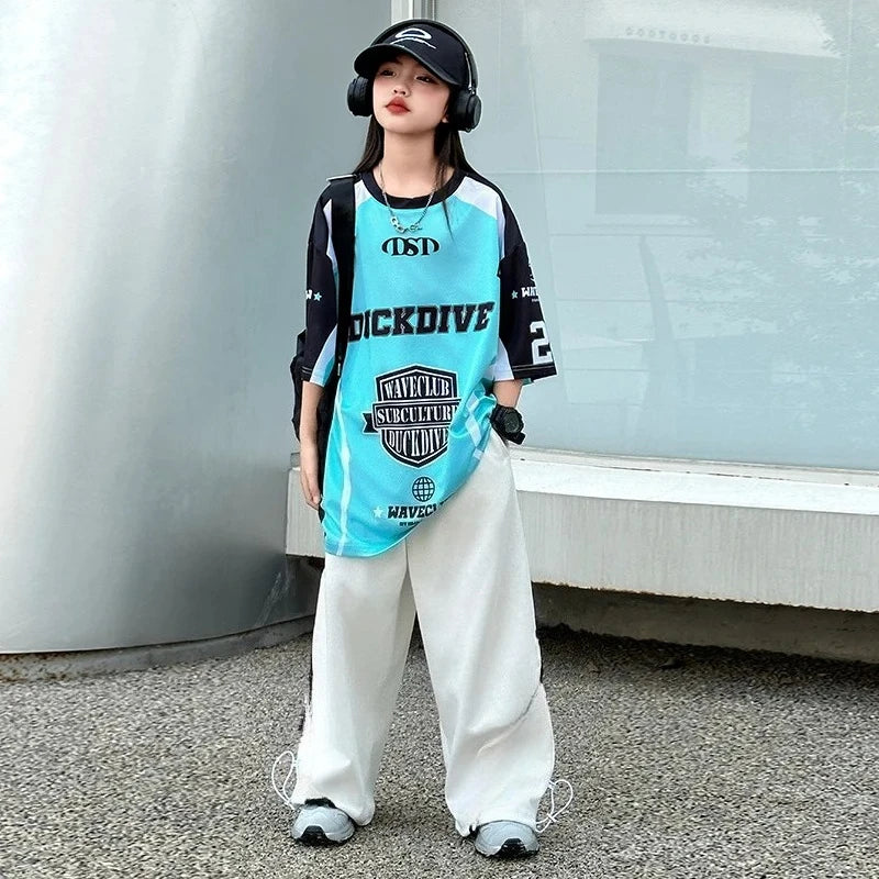 Ensemble Hip Hop Enfant Fille - Tenue Danse Streetwear