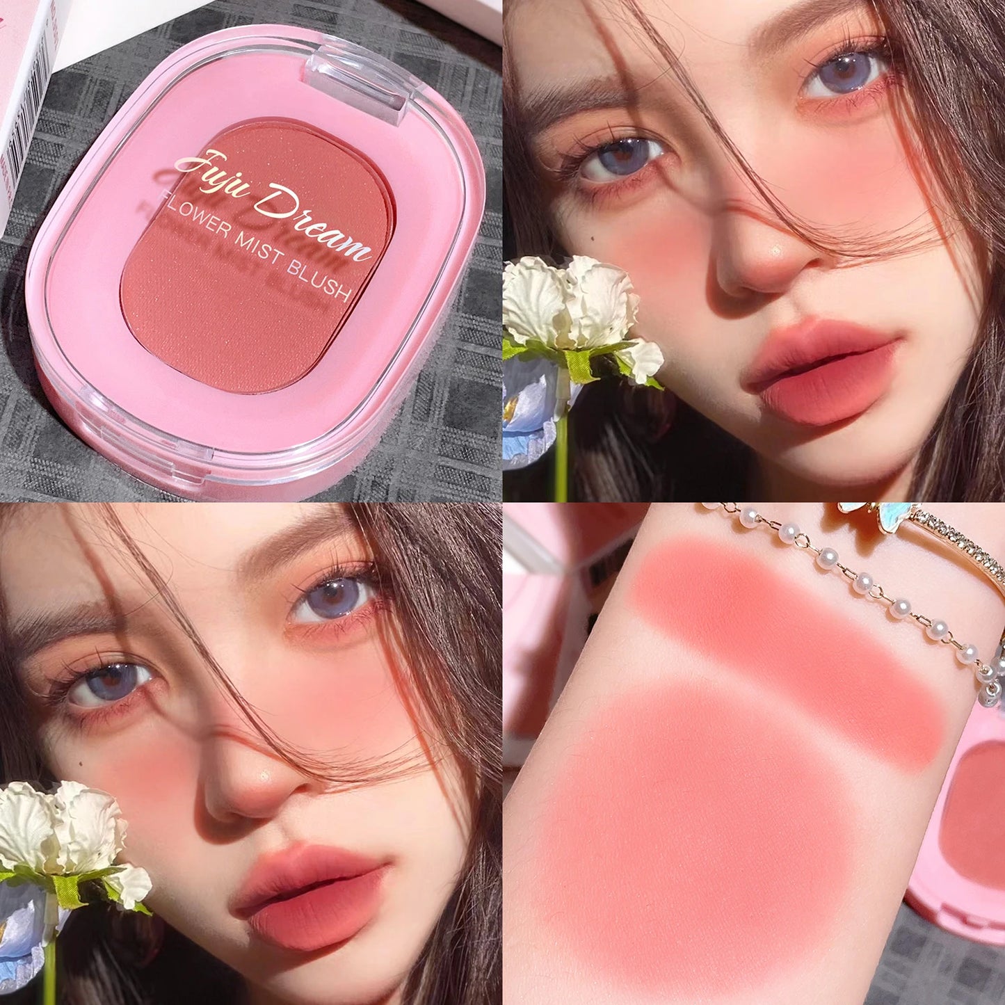 JUJU DREAM Blush Brume de Fleur - Poudre Monochrome Flash Naturel