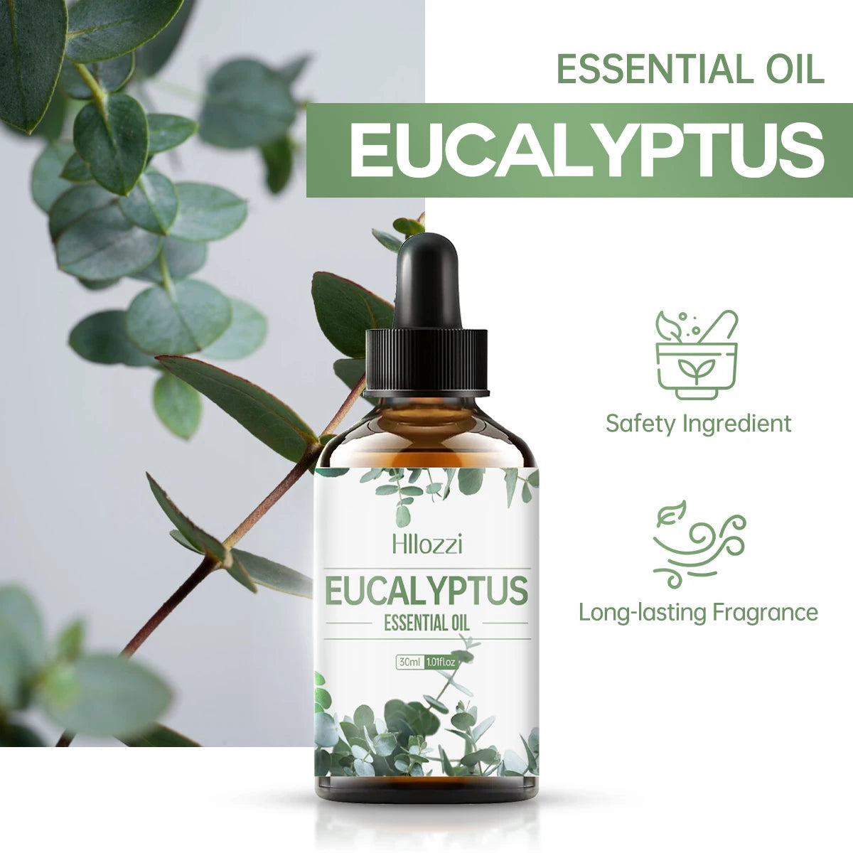 Premium Eucalyptus Essential Oil - Versatile Multi-Scene Aromatherapy