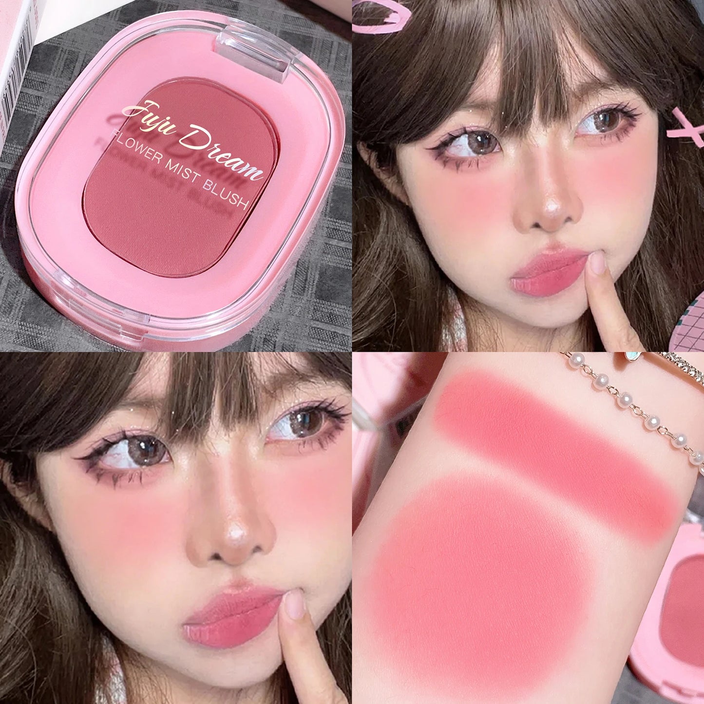 JUJU DREAM Blush Brume de Fleur - Poudre Monochrome Flash Naturel