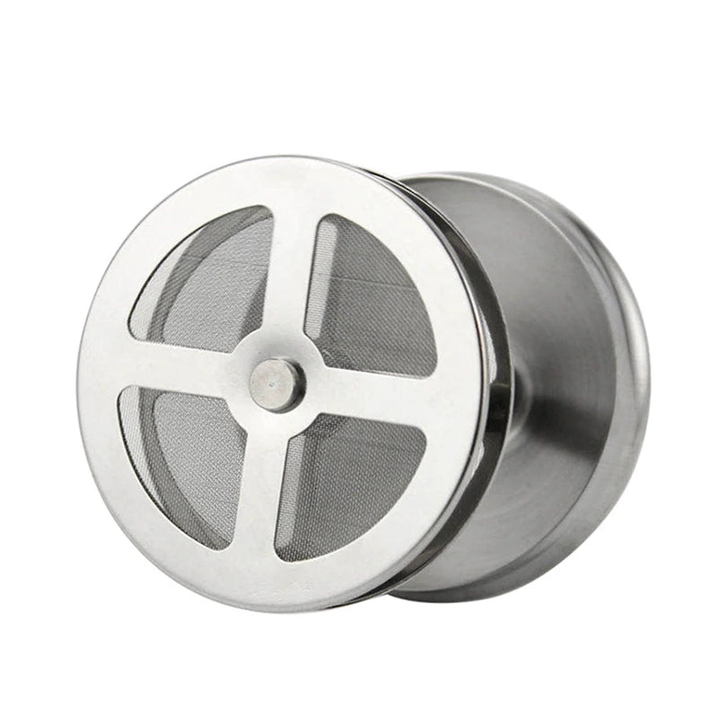 Mousseur à lait en acier inoxydable de 800ML, Machine à mousse à Double maille, mousseur à lait, café, Cappuccino, mélangeur de boissons, batteur à œufs, cuisine