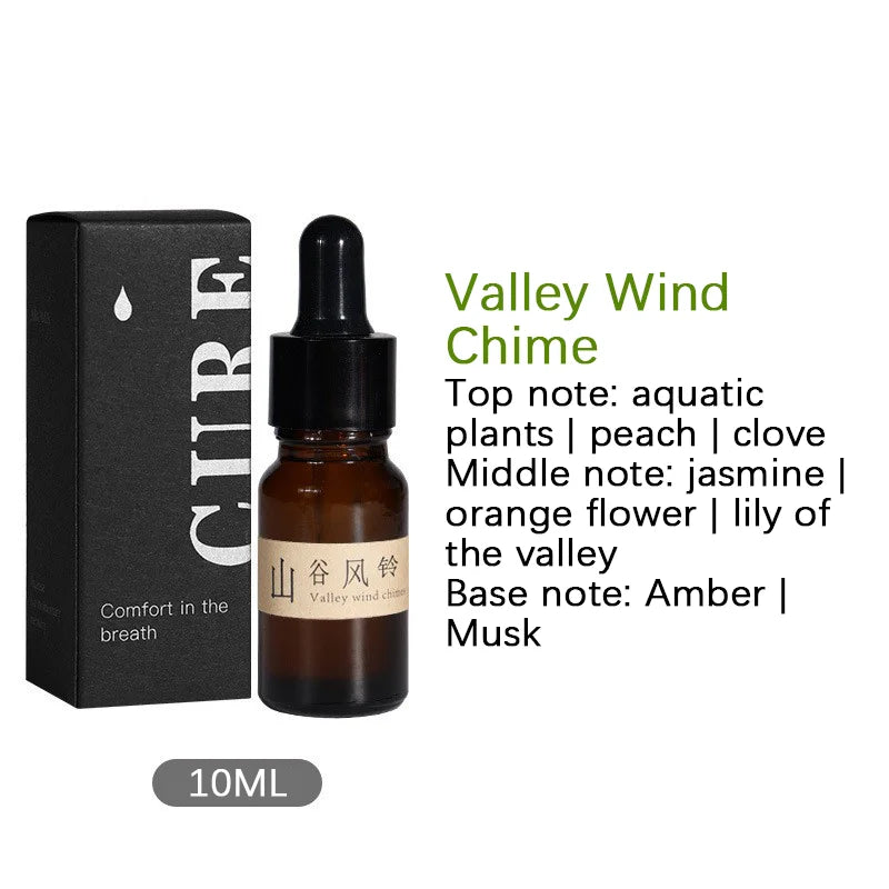 Incense Scented Natural Essential Oil Aromatherapy with Glass Dropper Black Walnut Wood Sticks Car Air Freshener Perfume
