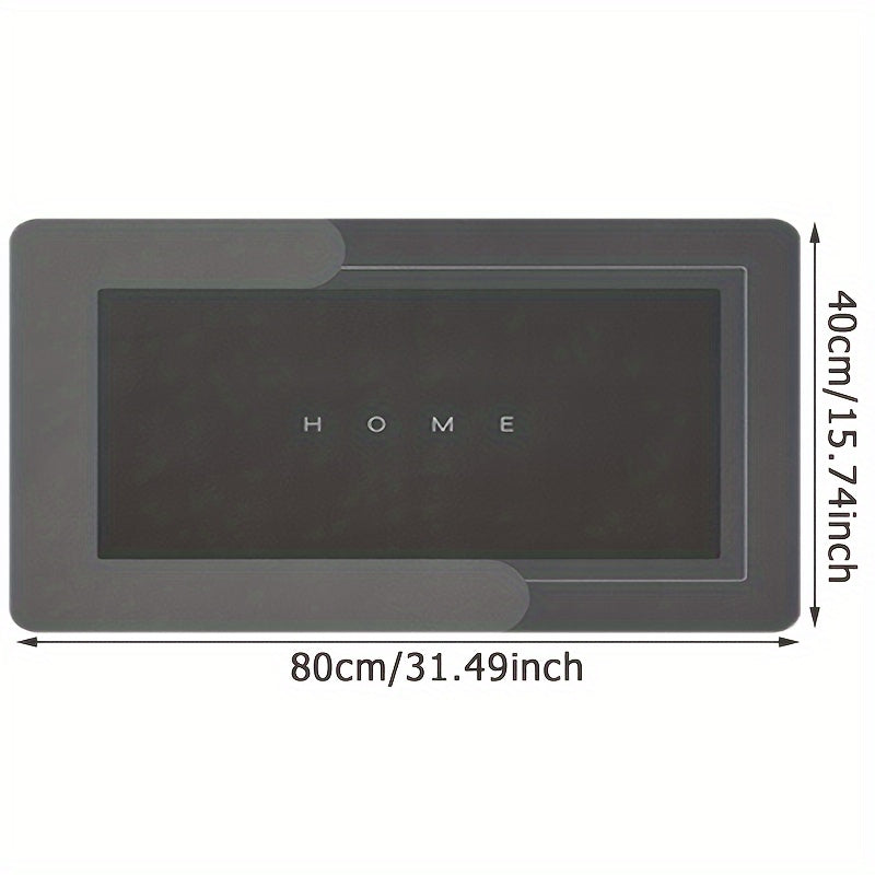 Tapis Sol Boue Diatomées Absorbant Antidérapant - Cuisine Salle Bain